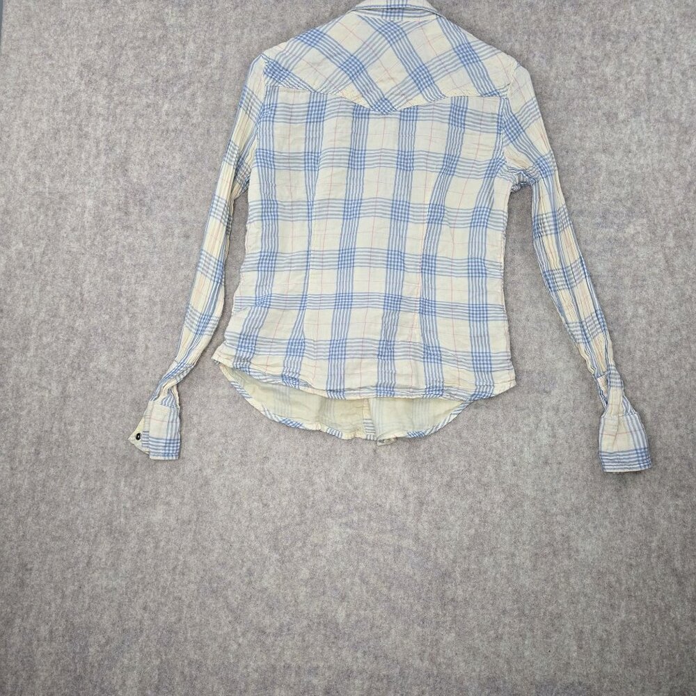 American Eagle Outfitters Womens Plaid Button-Up Shirt Size 10 - Picture 2 of 6